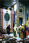 Jean-Leon Gerome Carpet Merchant in Cairo painting